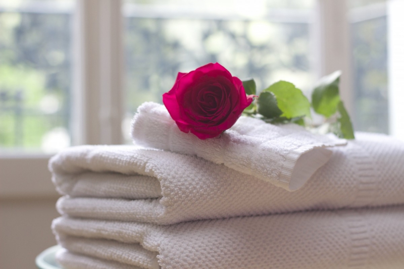 chambre-hote-NICE-min_towel_rose_clean_care_salon_spa_white_bath-731641